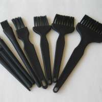 hard and soft nylon bristle ESD brush,Black ESD/Antistatic brush